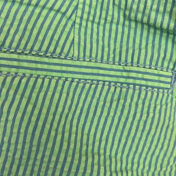 J. Crew seersucker shorts size 4 blue green - Picture 4 of 4